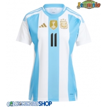 Maglie da calcio Argentina Angel Di Maria #11 Prima Maglia Femminile Copa America 2024 Manica Corta